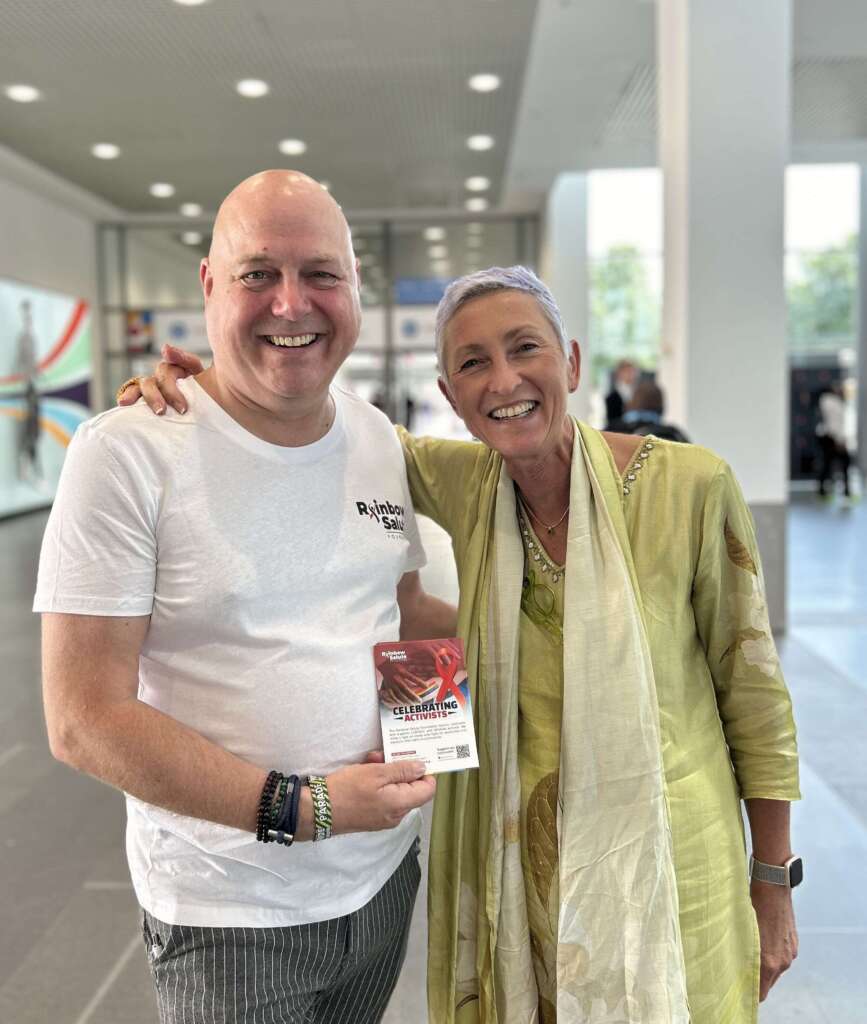 Linda-Gail Bekker with Eric Klaver